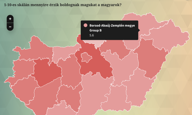 Elk&eacute;sz&uuml;lt Magyarorsz&aacute;g Boldogs&aacute;gt&eacute;rk&eacute;pe - A lista v&eacute;g&eacute;n kullog Borsod