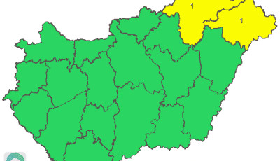 &Oacute;nos eső miatt adtak ki riaszt&aacute;st Borsod-Aba&uacute;j-Zempl&eacute;nre