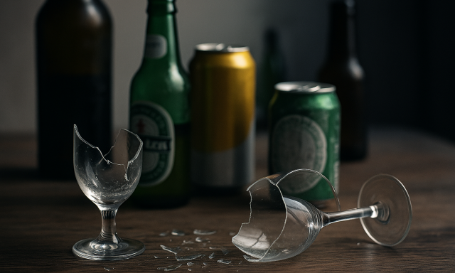 Megevett k&eacute;t &uuml;vegpoharat, majd k&ouml;z&ouml;lte a cimbor&aacute;j&aacute;val, hogy kett&eacute;v&aacute;gja