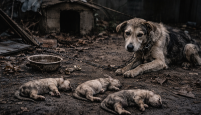 R&ouml;vid l&aacute;nc, hideg f&ouml;ld: n&eacute;gy kiskutya elpusztult, v&aacute;dat emeltek a gazda ellen