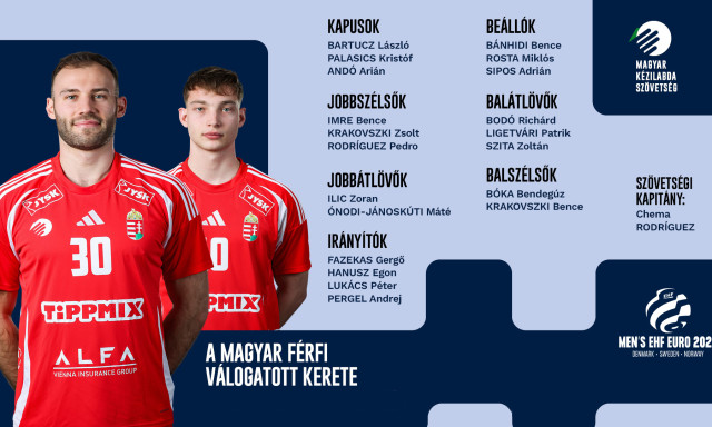 &Iacute;me a f&eacute;rfi k&eacute;zilabda v&aacute;logatott keret a janu&aacute;ri EB-re