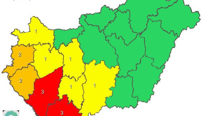 &Oacute;nos eső &eacute;s extr&eacute;m hideg: vesz&eacute;lyes t&eacute;li időj&aacute;r&aacute;s v&aacute;rhat&oacute; p&eacute;nteken